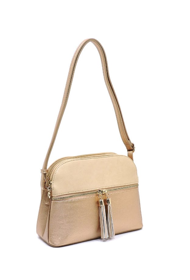 LP050 Selena Crossbody Bag With Tassel Detail - MiMi Wholesale