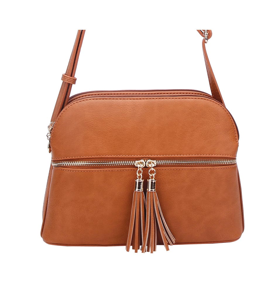 LP050 Selena Crossbody Bag With Tassel Detail - MiMi Wholesale