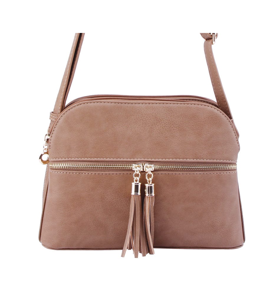 LP050 Selena Crossbody Bag With Tassel Detail - MiMi Wholesale