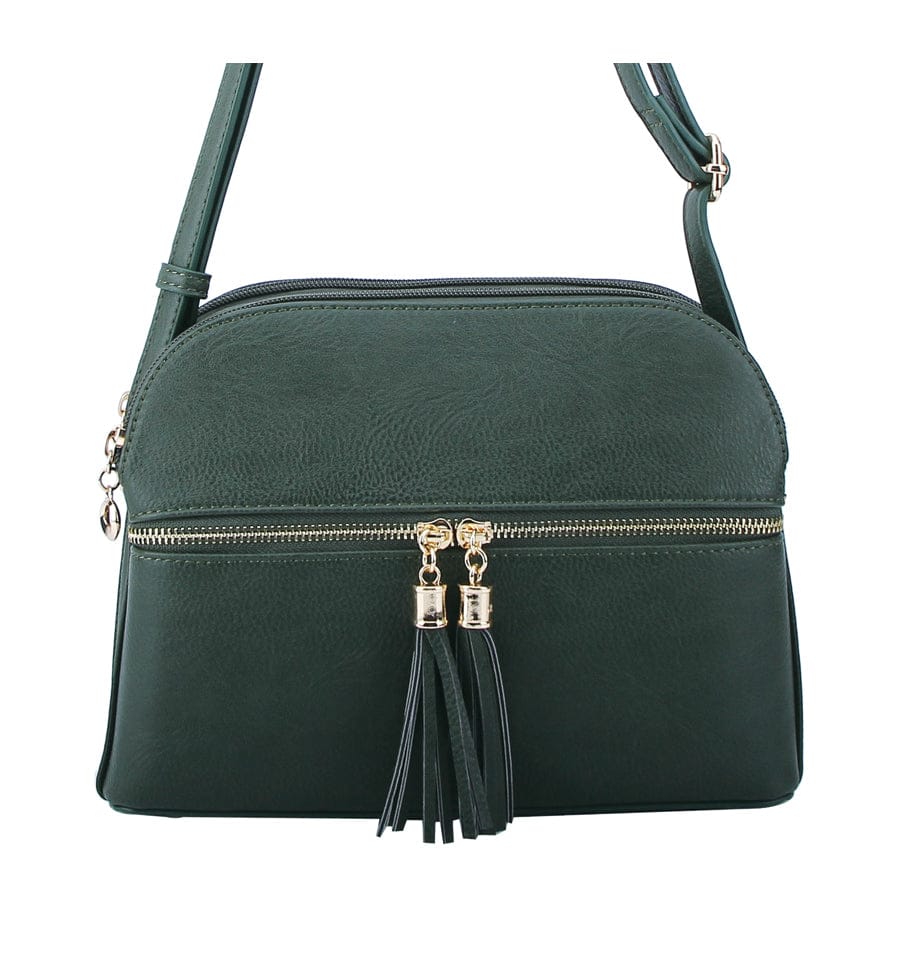 LP050 Selena Crossbody Bag With Tassel Detail - MiMi Wholesale