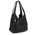 LP15518 Isela Three Compartment Tote Bag With Tassel - MiMi Wholesale