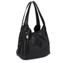 LP15518 Isela Three Compartment Tote Bag With Tassel - MiMi Wholesale