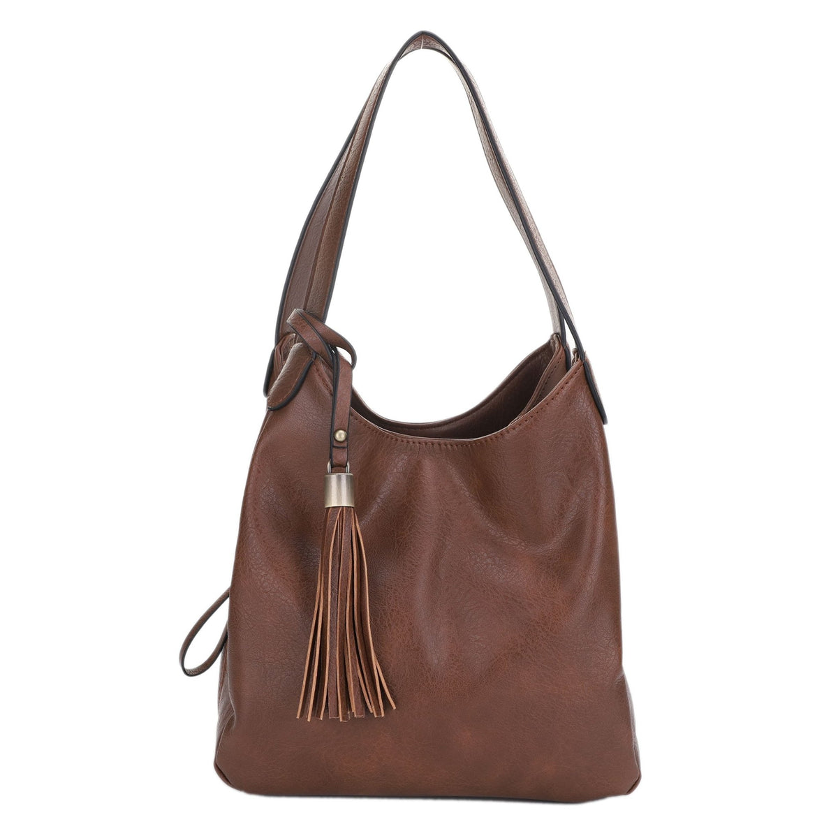 LP15518 Isela Three Compartment Tote Bag With Tassel - MiMi Wholesale