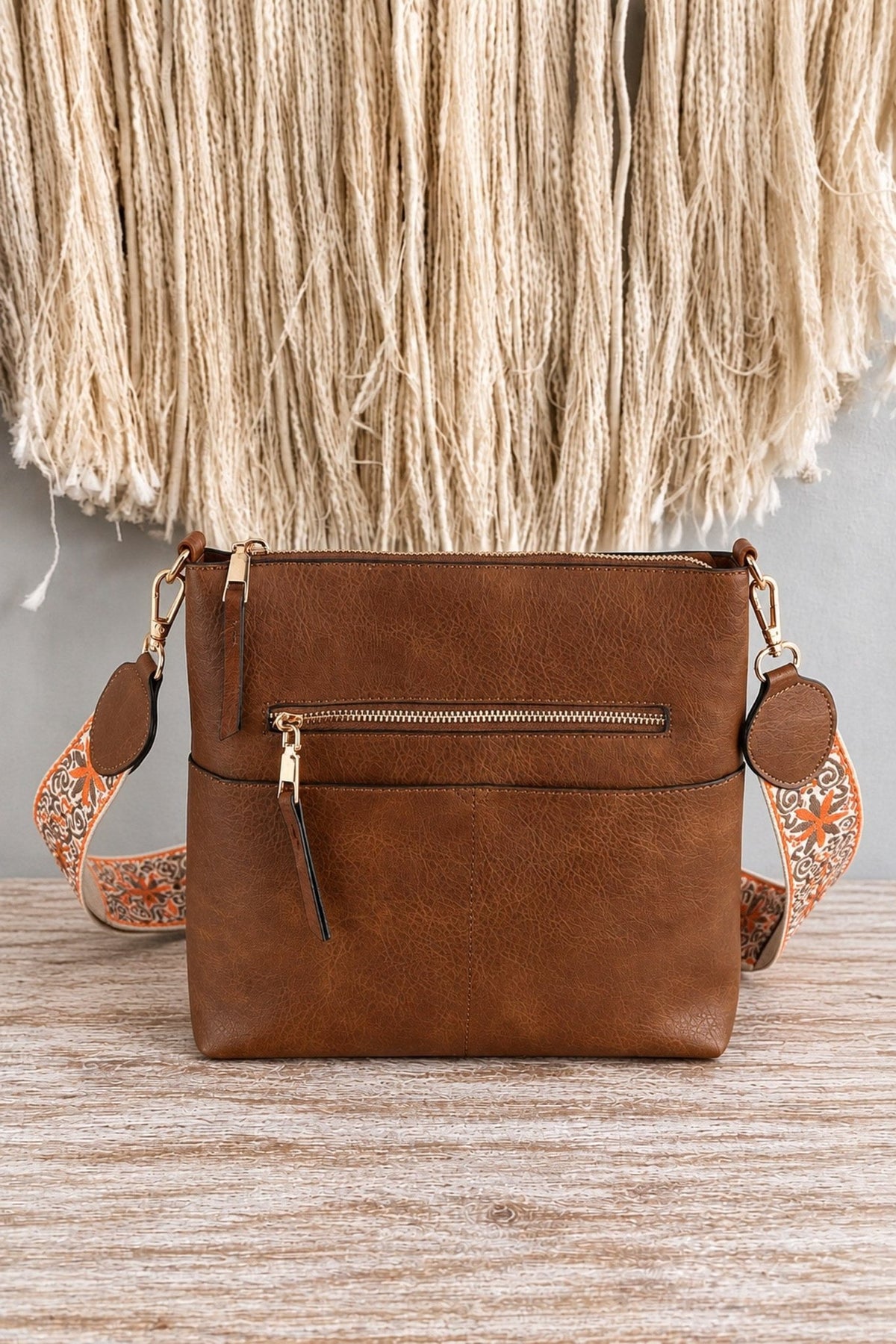 LQF038G Elena Guitar Strap Crossbody Bag - MiMi Wholesale