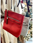 LQF038Z Elina Zipper Front Crossbody Bag - MiMi Wholesale