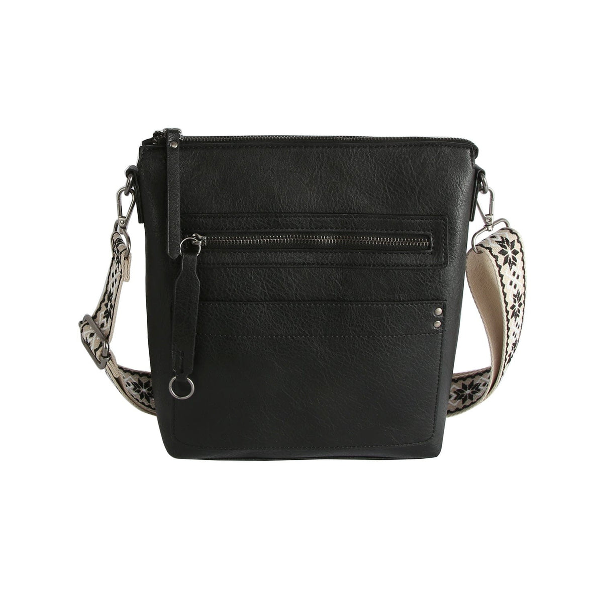 LQF054Z Marti Crossbody Bag With Guitar Strap - MiMi Wholesale