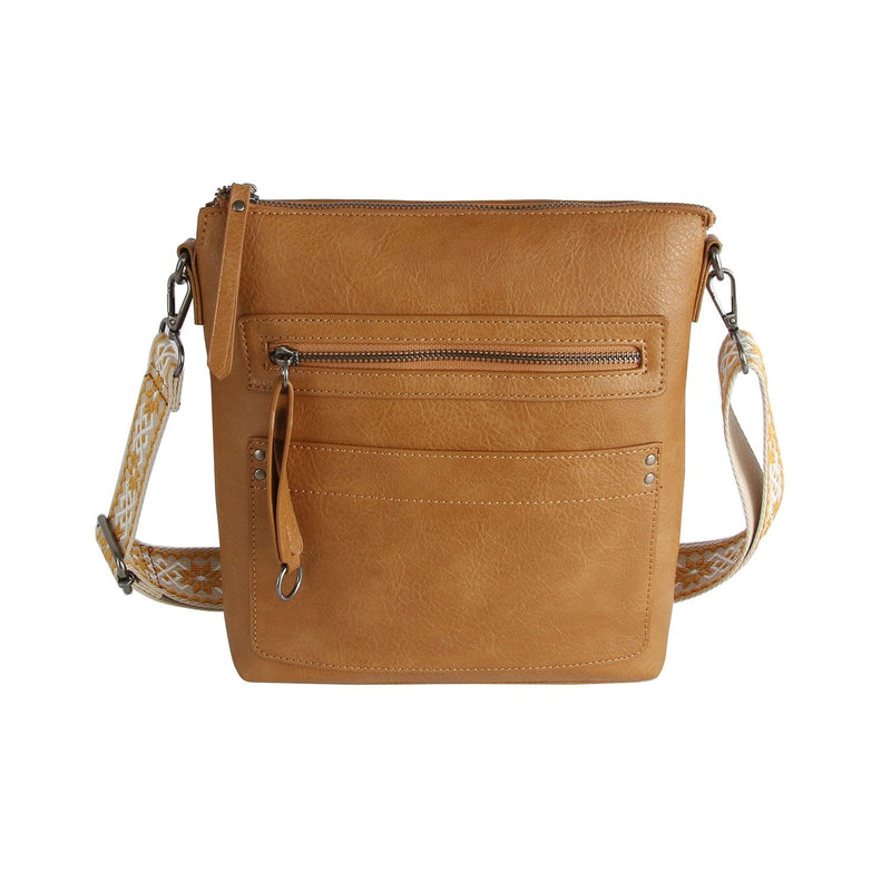 LQF054Z Marti Crossbody Bag With Guitar Strap - MiMi Wholesale