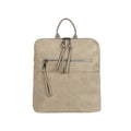 LSD186 - Z Lauren Front Zipper Convertible Backpack - MiMi Wholesale