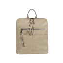 LSD186 - Z Lauren Front Zipper Convertible Backpack - MiMi Wholesale