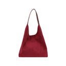LWB026 Faux Suede 2 in 1 Hobo Bag - MiMi Wholesale
