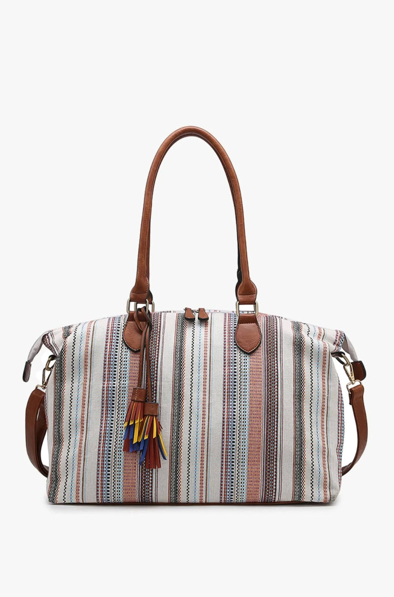 M1988 Boho-Rust Duffle/Weekender - MiMi Wholesale