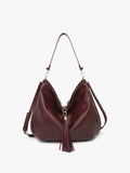 M2546 Demi Distressed Studded Hobo Bag - MiMi Wholesale