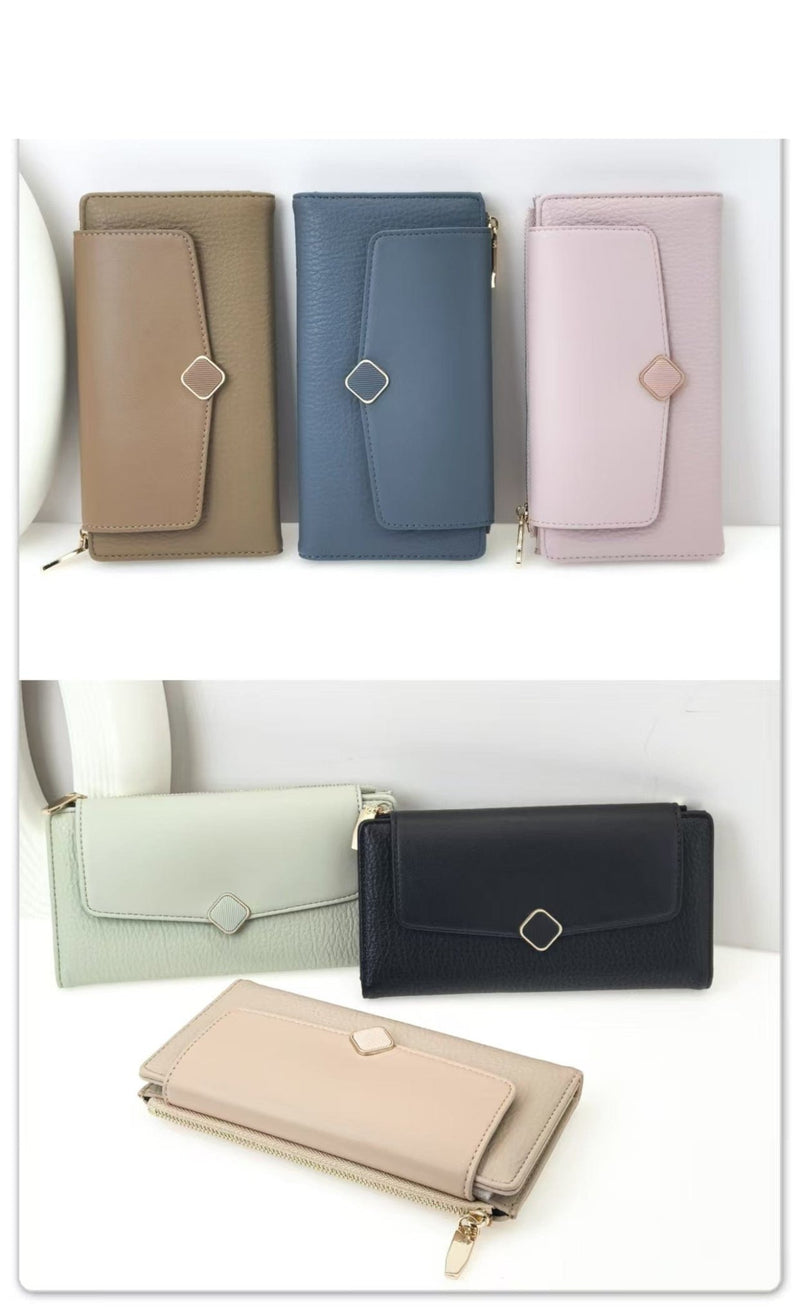 M6600 Linda Large Zip and Fold Wallet - MiMi Wholesale