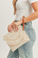 MB0184 Janie Straw Clutch/Crossbody - MiMi Wholesale