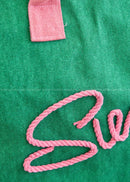 MB0204 Sewn Rope Summer Letter Fringe Tote Bag - MiMi Wholesale