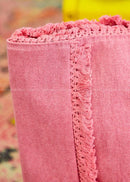 MB0204 Sewn Rope Summer Letter Fringe Tote Bag - MiMi Wholesale