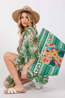MB0249 Melany Parrot Boho Print Tassel Tote Bag - MiMi Wholesale