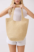 MB0339 Shannon Handmade Straw Tote Bag - MiMi Wholesale