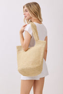 MB0339 Shannon Handmade Straw Tote Bag - MiMi Wholesale