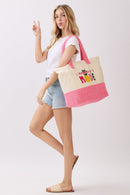 MB0343 Vacay Mode Terry Beach Tote Bag - MiMi Wholesale