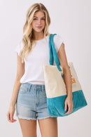 MB0347 Take Me To The Beach Terry Tote Bag - MiMi Wholesale