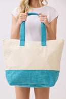 MB0347 Take Me To The Beach Terry Tote Bag - MiMi Wholesale