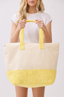 MB0348 Hello Summer Parrot Terry Beach Tote Bag - MiMi Wholesale