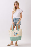 MB0350 Beach Bum Terry Tote Bag - MiMi Wholesale