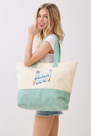 MB0350 Beach Bum Terry Tote Bag - MiMi Wholesale