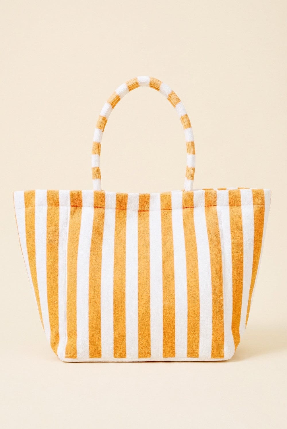 MB0351 Striped Terry Beach Tote Bag - MiMi Wholesale