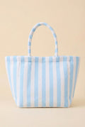MB0351 Striped Terry Beach Tote Bag - MiMi Wholesale