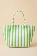 MB0351 Striped Terry Beach Tote Bag - MiMi Wholesale