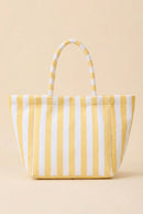 MB0351 Striped Terry Beach Tote Bag - MiMi Wholesale