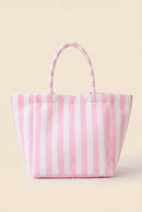MB0351 Striped Terry Beach Tote Bag - MiMi Wholesale