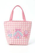 MB0385 Sweet Candy House Gingham Tote Bag - MiMi Wholesale