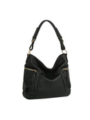 ME0041 Side Zip Pocket Tote Bag - MiMi Wholesale