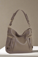 ME0041 Side Zip Pocket Tote Bag - MiMi Wholesale