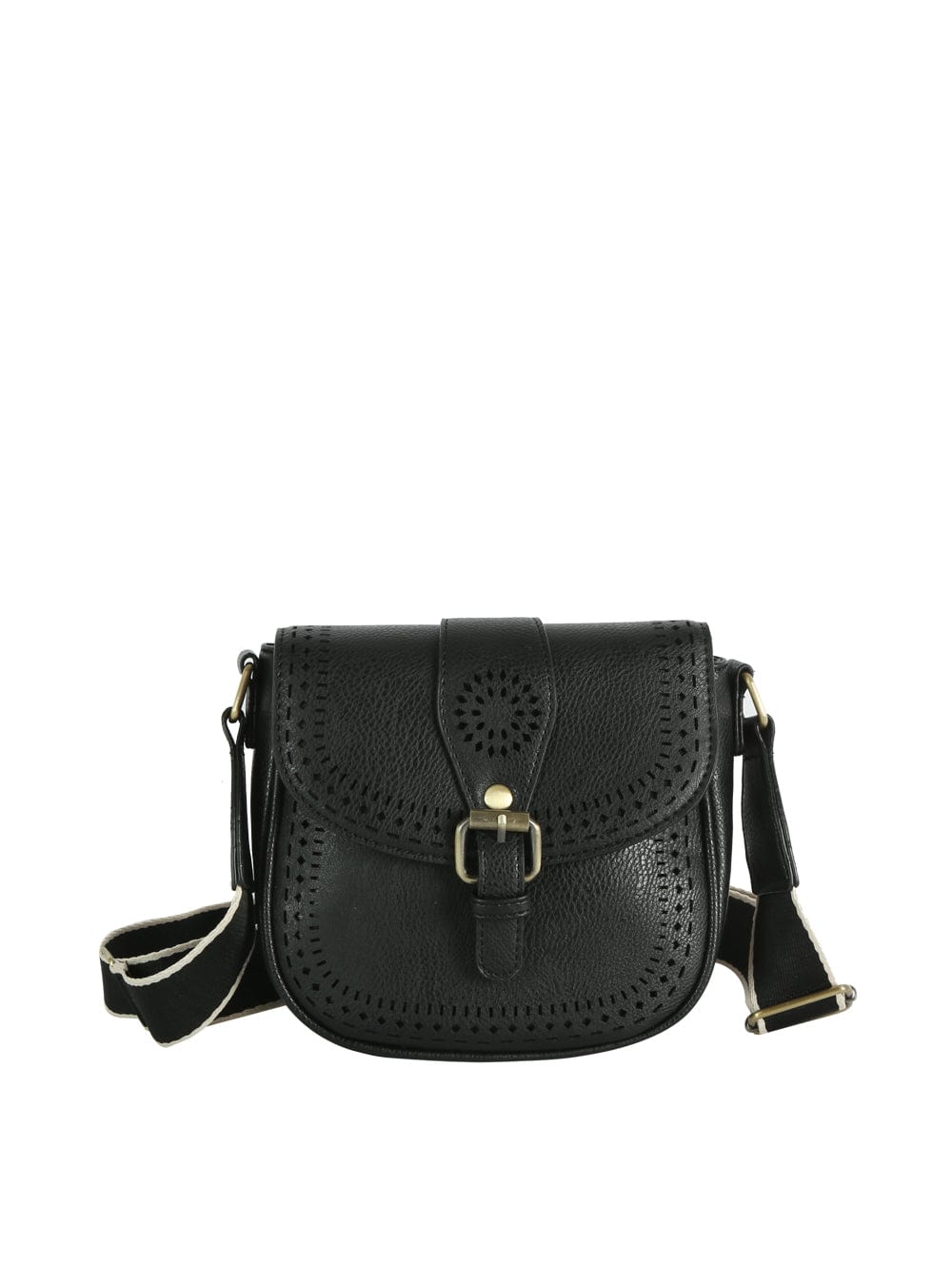 ME0050 Norah Laser Cutout Crossbody Bag - MiMi Wholesale