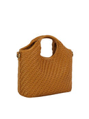 MEE0056 Anika Woven Tote/Crossbody Bag - MiMi Wholesale