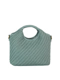 MEE0056 Anika Woven Tote/Crossbody Bag - MiMi Wholesale
