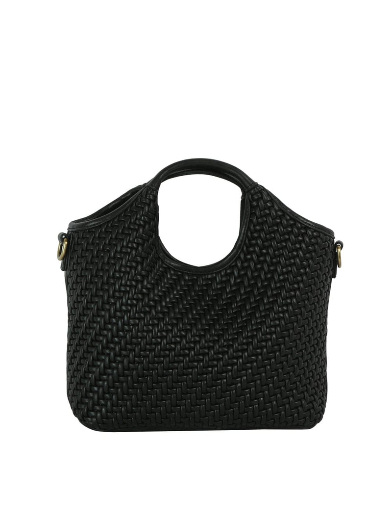 MEE0056 Anika Woven Tote/Crossbody Bag - MiMi Wholesale