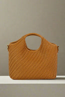MEE0056 Anika Woven Tote/Crossbody Bag - MiMi Wholesale