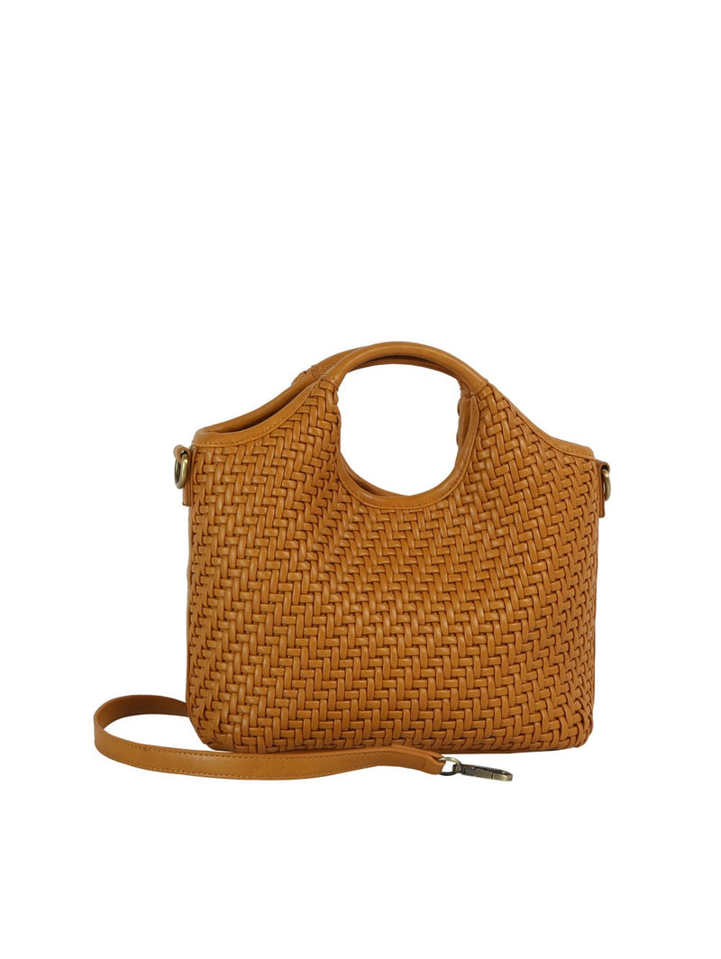 MEE0056 Anika Woven Tote/Crossbody Bag - MiMi Wholesale