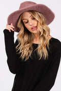 MH0172 Fuzzy Fedora Hat - MiMi Wholesale