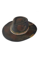 MH0236 Patrice 2 in 1 Rustic Cowgirl/Fedora Hat - MiMi Wholesale