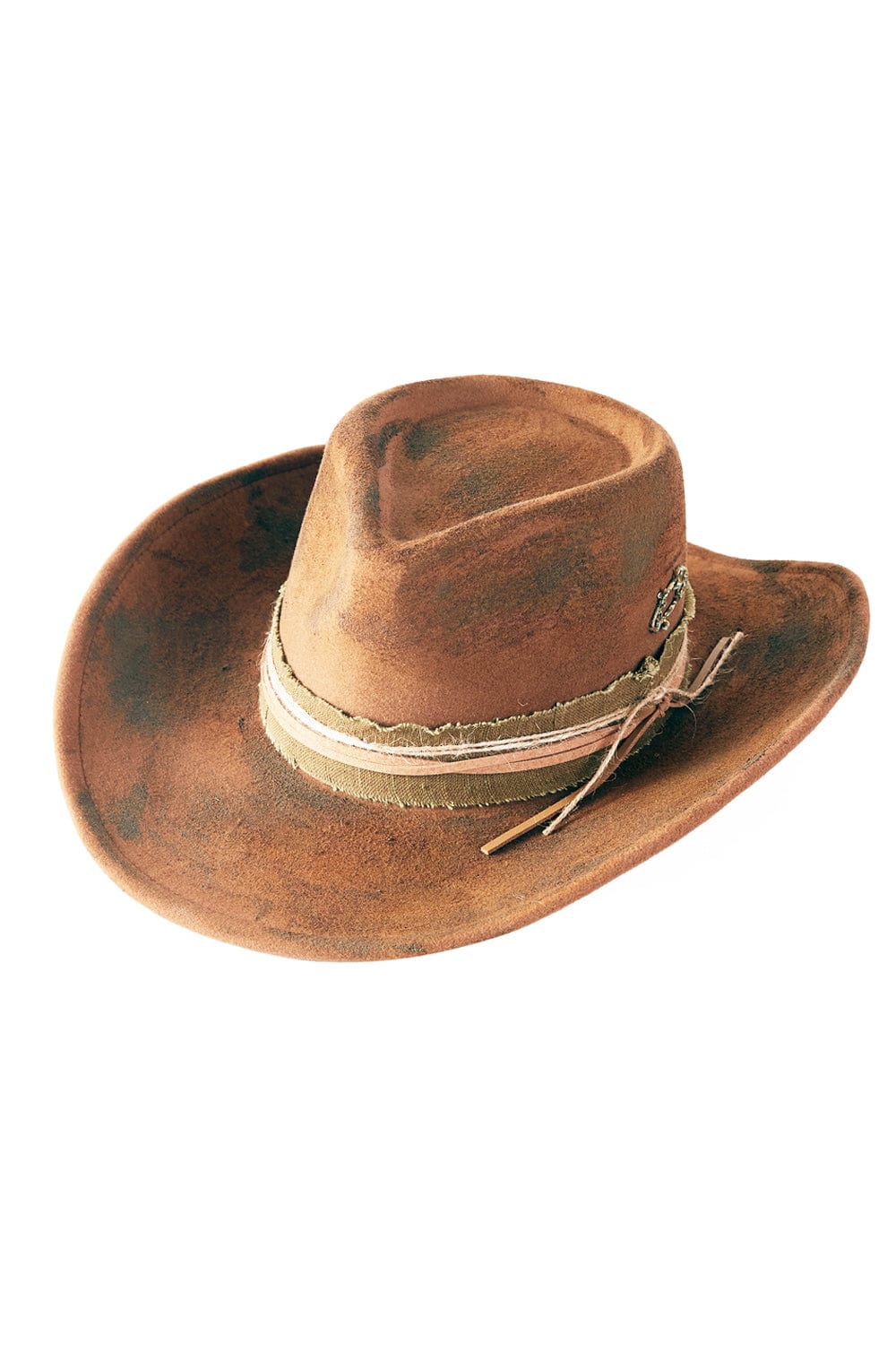 MH0240 Billie 2 in 1 Rustic Cowgirl/Fedora Hat - MiMi Wholesale
