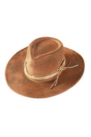 MH0240 Billie 2 in 1 Rustic Cowgirl/Fedora Hat - MiMi Wholesale