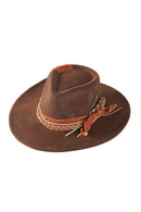 MH0242 Essie Vintage Shapeable Cowgirl/Fedora Hat - MiMi Wholesale