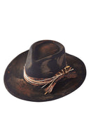 MH0244 Margaret 2 in 1 Rustic Cowgirl/Fedora Hat - MiMi Wholesale