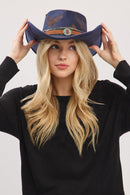 MH0246 Claudia Vintage Shapeable Cowboy/Fedora Hat - MiMi Wholesale